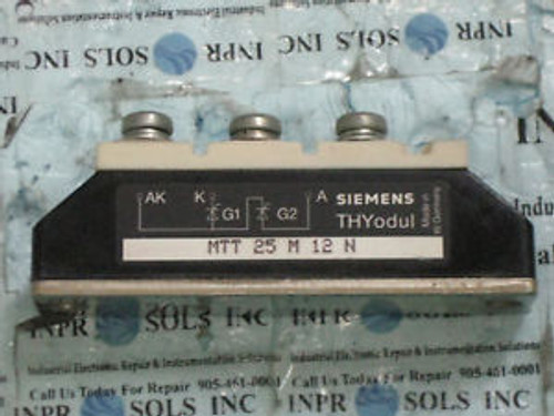 Siemens SCR THYodul MTT 25 M 1 N Module Siemens Test