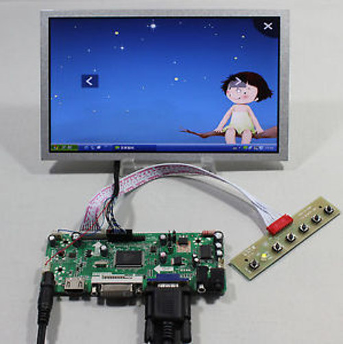 HDMI+VGA+DVI+Audio Controller board+8.9inch HSD089IFW1 1024600 lcd panel