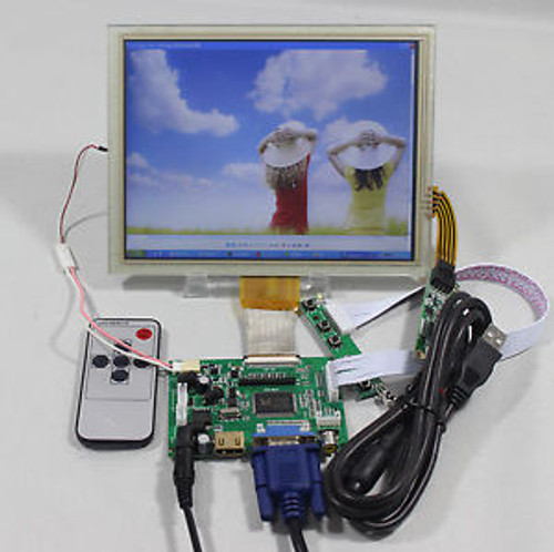 HDMI+VGA+2AV LCD control board+8inch EJ080NA-05A 800600 lcd panel+touch panel