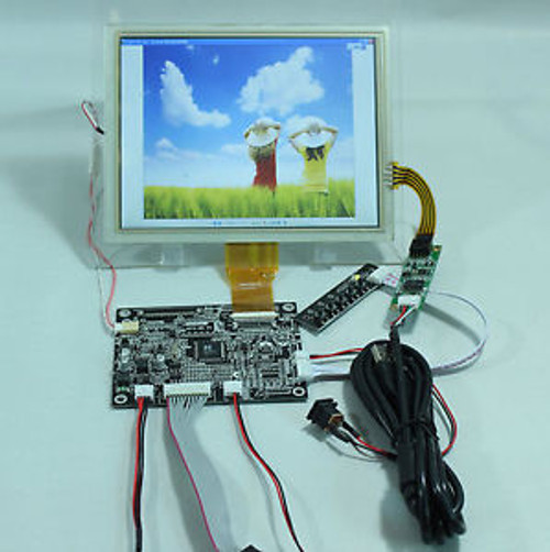 VGA+2AV+Reversing LCD Controller board KYV-N2 V1+8inch 800x600 Lcd+Touch panel