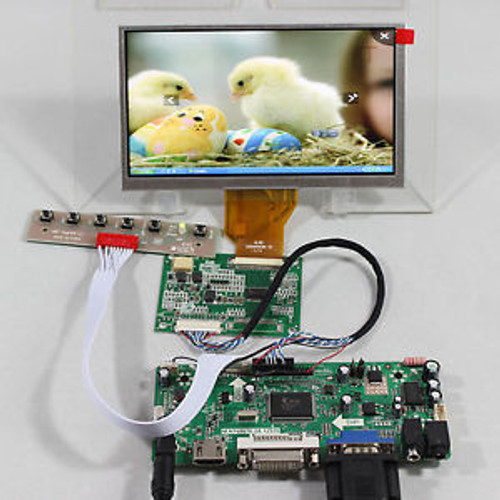 HDMI+DVI+VGA+Audio Lcd control board+LVDS TCON Board+6.5inch 800480 AT065TN14