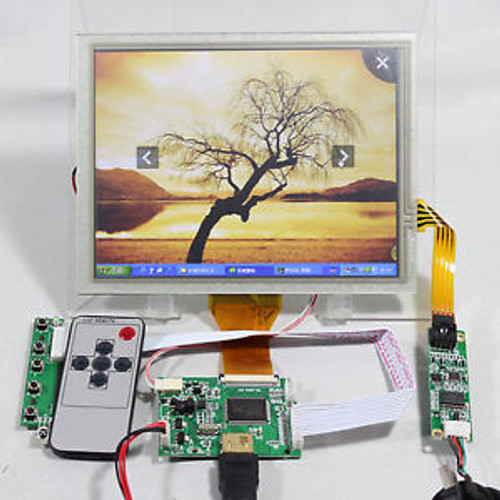 HDMI input LCD controller board+8inch 800x600 EJ080NA-05A AT080TN52 lcd+Touch