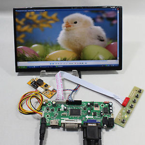 HDMI+DVI+VGA lcd Controller board+10.1inch N101BCG-L21 1366768 IPS Lcd panel