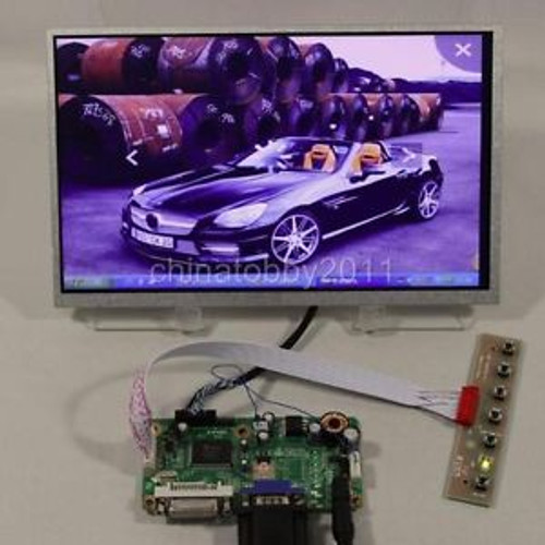 DVI+VGA LCD controller board+10.2 HSD100IFW1 CLAA102NA0ACW 1024600+lcd panel