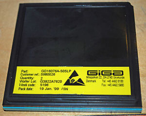 GiGa 2.5 Gbit/s LiNbO3 EOM Modulator Driver GD16076A-50SLP 50 Ohm Load - NEW