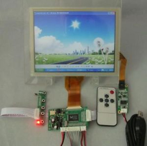 VGA+2AV+Revering driver board +8inch 800600 lcd panel EJ080NA-05B+Touch panel