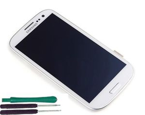For Samsung Galaxy S3 i9300 LCD Display Digitizer & Touch Screen & Frame White