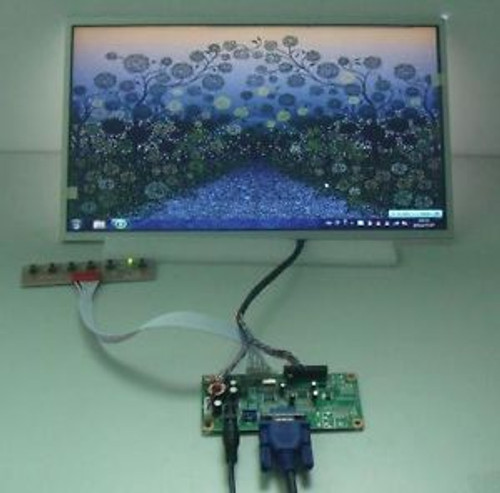 VGA contoller board + 14inch WXGA lcd display 1366768 led backlight for laptop