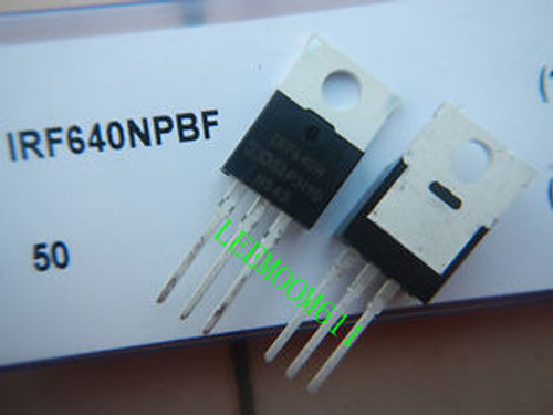 200PCS,Original Power N Mosfet IRF640N Transistor TO-220