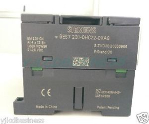 used Siemens EM231 6ES7 231-0HC22-0XA0 PLC model 90 days warranty