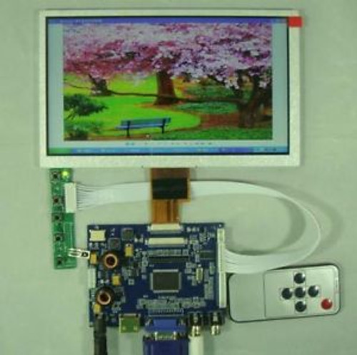 HDMI+VGA+2AV+Audio Control board VS-TY2668-V1+8inch 1024600 ZJ080NA-08A+Remote