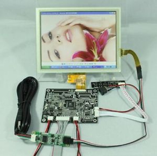 VGA+2AV+Reversing lcd driver board+8inch EJ080NA-04C 1024768 lcd+Touch panel