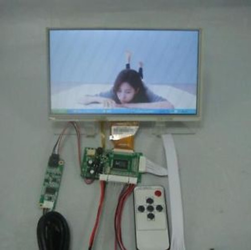 VGA+2AV+Rever driver board +9inch AT090TN10 AT090TN12 800480 with touch screen