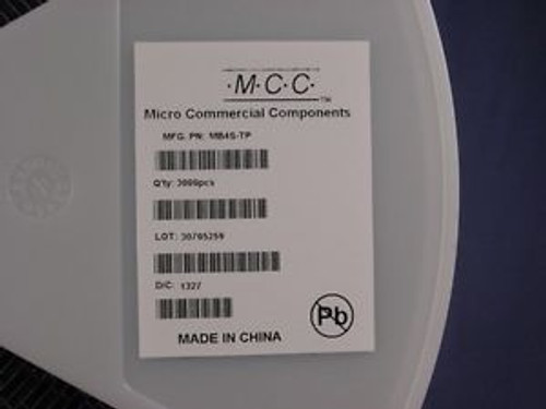 3000 Micro Commercial Co MB4S-TP IC RECT BRIDGE 0.5A 400V MBS-1