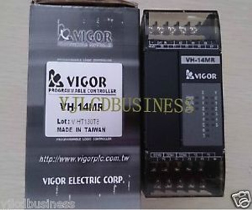 new VH-14MR PLC VIGOR 24VDC 8 point 24VDC relay 6 point Main Un 90 days warranty
