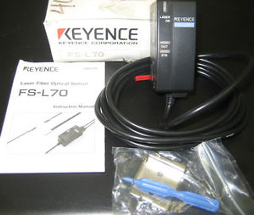 KEYENCE FS-L70 Laser Fiber Optical Sensor