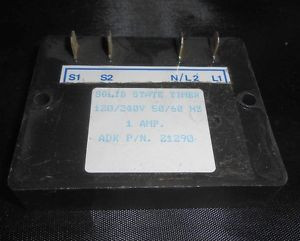ADK 21290 SOLID STATE TIMER for DRYER model HD1-AC-00 - NOS