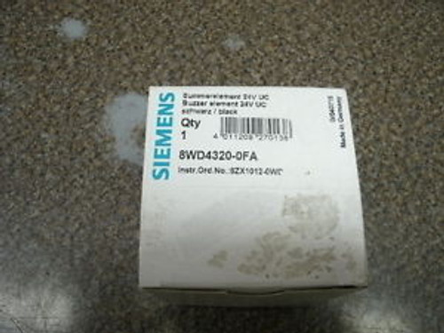 SIEMENS # 8WD4320-0FA BUZZER ELEMENT, 24V, NIB