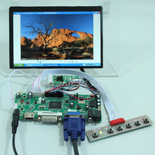 HDMI+VGA+DVI+Audio lcd controller board+7inch N070ICG-L21 1280x800 IPS LCD panel