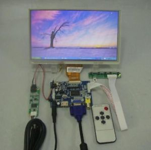HDMI+VGA+2AV LCD Control board+9inch AT090TN10 AT090TN12 800x480 lcd+touch panel