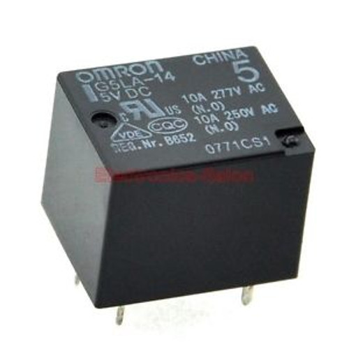 100x OMRON SPDT 10A Power Relay, G5LA-14 5VDC, PCB Mount.