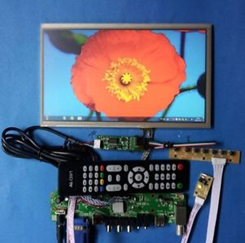 HDMI+VGA+TV+RF+USB+Audio Board +10.1inch 1366768 N101BGE-L31 + Touch USB Board