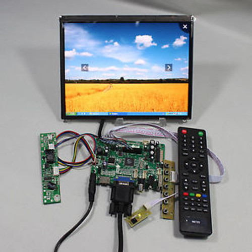 HDMI+VGA+AV+Audio+USB FPV Controller board+9.7inch LP097X02 1024768 IPS lcd