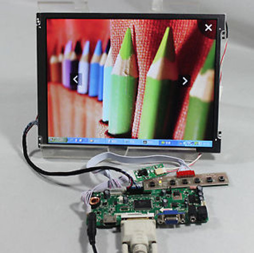 HDMI+DVI+VGA driver board+10.4inch 800600 Led backlight lcd replace G104SN03 V1