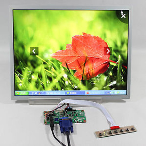 VGA signal lcd controller board+15inch LQ150X1LG96 1024768 1050cd/m2 lcd panel