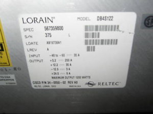 LORAIN RELTEC RECTIFIER DB4S122