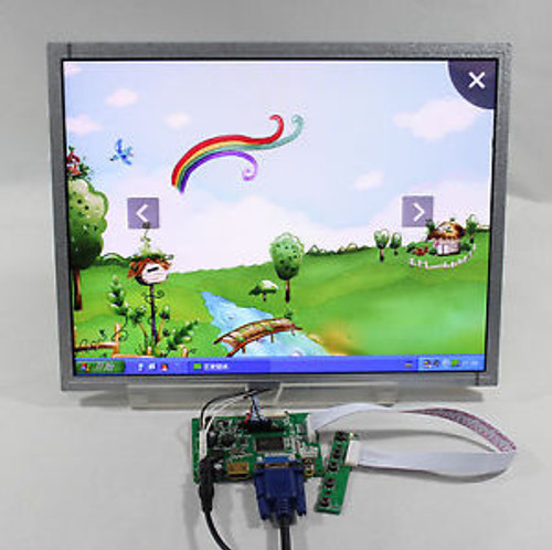 HDMI+VGA+2AV LCD controller board+15inch AC150XA01 1024768 lcd panel