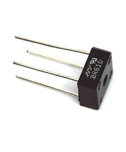 500pcs Table Bridge Rectifier Diode BR610 6A 1000V UL HY