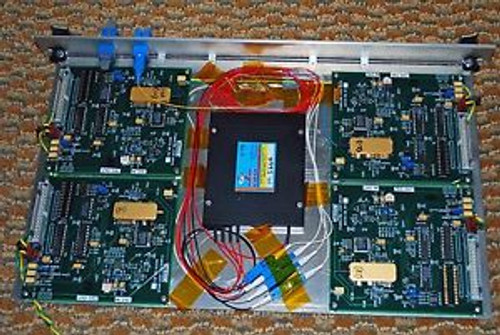 Four Vitesse Standalone Laser Driver Boards w/ Lasers and FOCI Tree Coupler