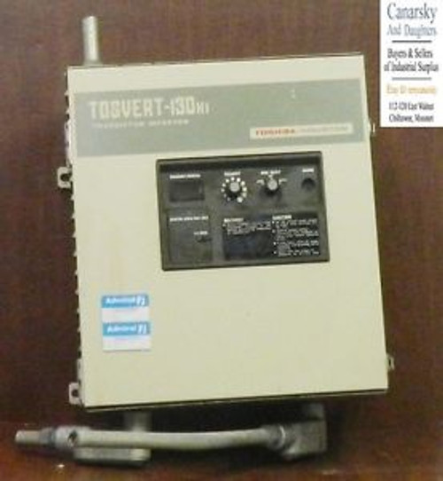 1 USED TOSHIBA/HOUSTON TOSVERT-130-H1 TRANSISTER INVERTER