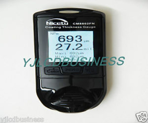 New 2013 Color Screen CM8802FN Paint Coating Thickness Gauge 90 days warranty