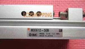 SMC MXW12-50B Air Cylinder Module good working
