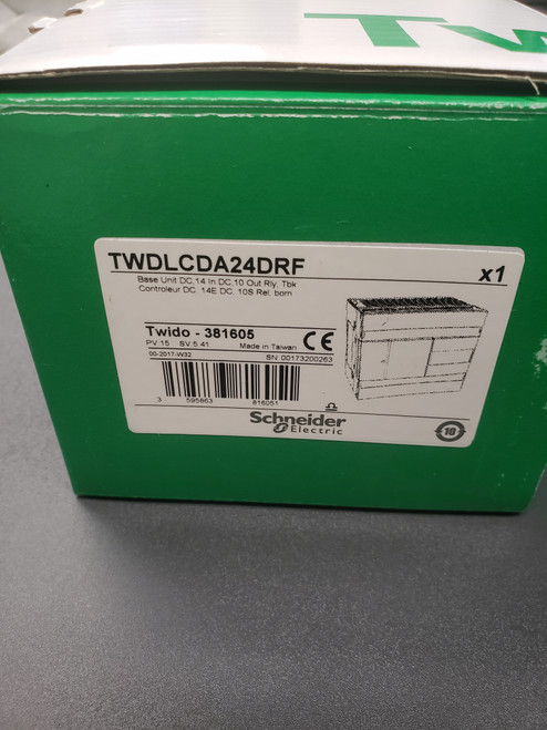 Schneider Electric TWDLCDA24DRF Controller Twido - 381605 New