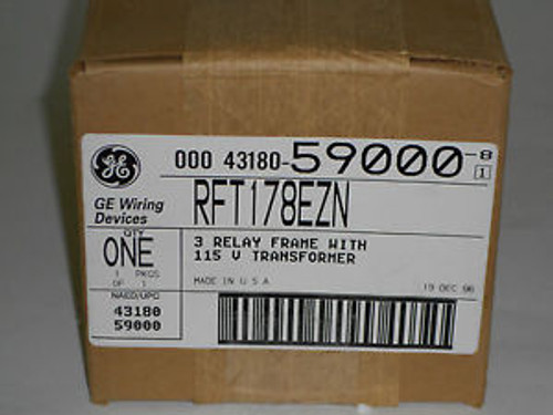 GE RFT178EZN 3 Relay With 115V Transformer