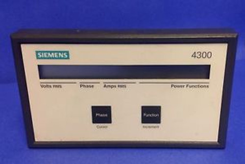 SIEMENS 4300 DISPLAY MODULE