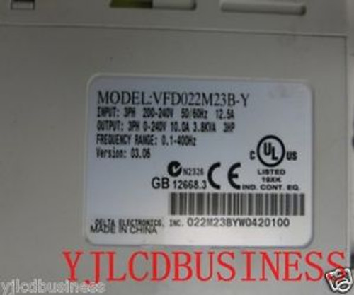 VFD-M DELTA VARIABLE FREQUENCY DRIVE INVERTER VFD NEW HIGH QUALITY VFD022M23B-Y