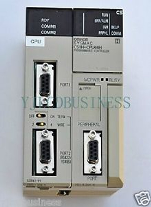 used Omron PLC CS1H-CPU66H CPU CS1W-SCB41-V1 Module  90 days warranty