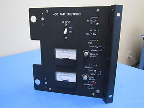 400 AMP RECTIFIER / AC INPUT / FRONT PANEL 6070339-1