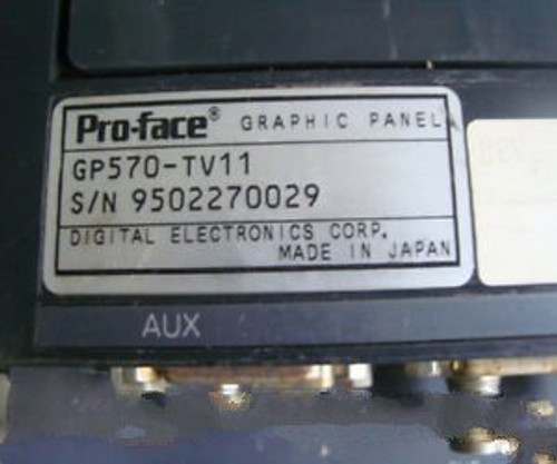 PRO-FACE HMI GP570-TV11 good in condition for industry 90 days warranty