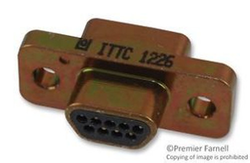 ITT CANNON MDM-9PSP MICRO-D CONNECTOR, PLUG, 9POS, SOLDER