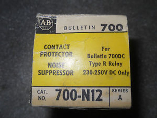 (V13-3) 1 New ALLEN BRADLEY 700-N12 CONTACT PROTECTOR NOISE PROTECTOR