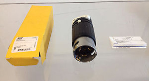 Hubbell CS-6365C New 50A, 3P, 4W, 125/250VAC Twist Lock Connector Plug
