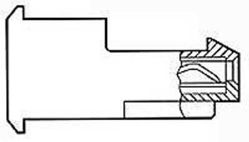 Headers & Wire Housings FEED THRU WO TAB 7P L.R. red 22 AWG (100 pieces)