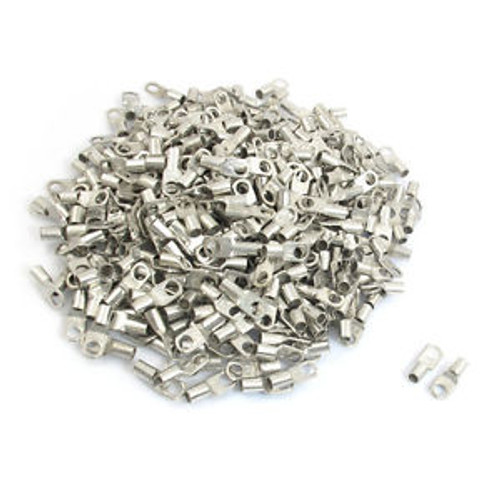 500 Pcs Non-insulated 16-14 AWG Ring Tongue Terminal Connector