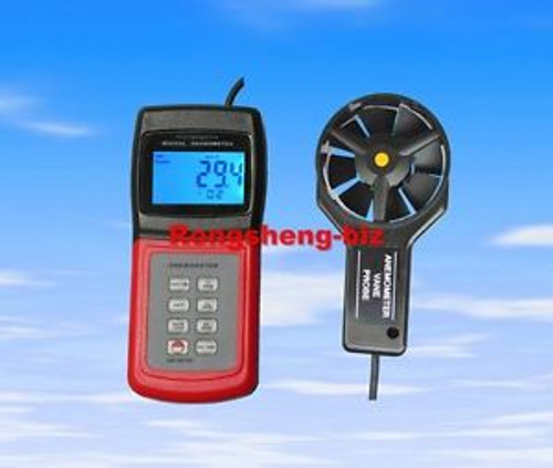 NEW AM4836V Digital Anemometer Air Flow Wind Speed Meter Tester ??C