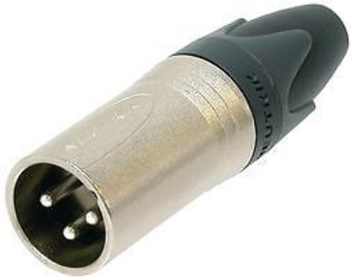 NEUTRIK NC3MXX-B CONNECTOR, XLR, PLUG, 3POS (10 pieces)